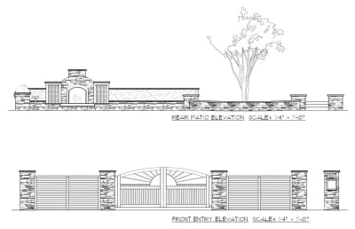 Elevations — Landscape Design project by Reber Landscape Architecture