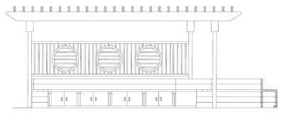 Arbor photos (in progress) and examples of arbor elevations — Landscape Design project by Reber Landscape Architecture
