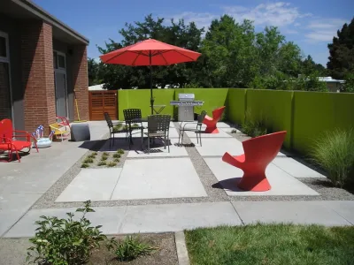 Mid Century Modern — Landscape Design project by Red Twig Studio
