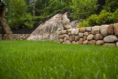 Backyard Carved From Stone by A Blade Of Grass