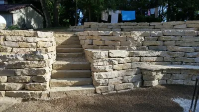 Bennington Wall Project — Landscape Design project by Robert's Nursery Lawn & Landscaping LLC