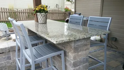 Manchester Park Patio — Landscape Design project by Robert's Nursery Lawn & Landscaping LLC