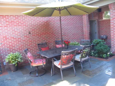 Wheaton Courtyard — Landscape Design project by Nelson Design Associates, Inc.