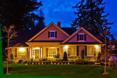 Outdoor Landscape & Patio Lighting Installation Services | Chicopee, MA — Landscape Design project by Environmental Design & Landscaping LLC