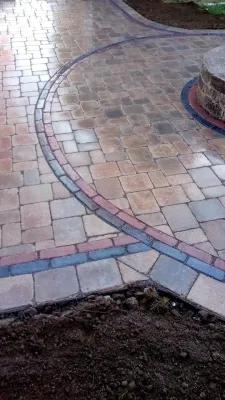 Hampden, CT – Unilock Patio Pavers | Stamped Concrete Patios | Landscape Constru — Landscape Design project by Environmental Design & Landscaping LLC in Hamden