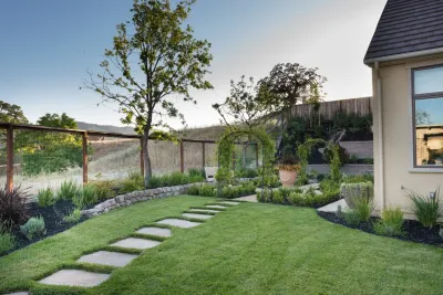 Backyard Relaxation — Landscape Design project by Environmental Foresight, Inc.