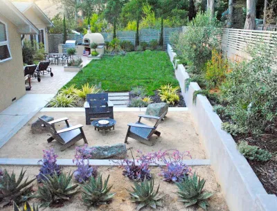San Mateo Modern — Landscape Design project by Kristen Rudger Landscape Design in San Mateo