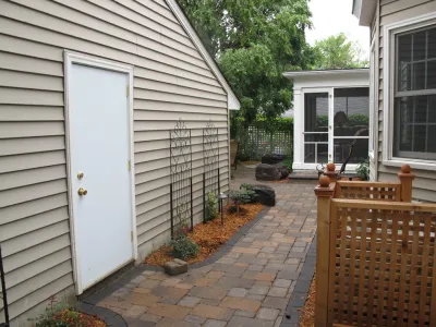 Minneapolis back yard project — Landscape Design project by Steve Wilde - Bachman's Landscape Design