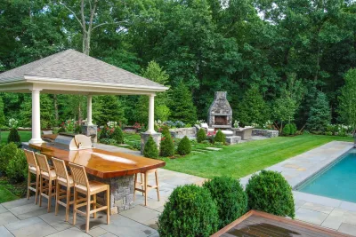 Westwood Pool — Landscape Design project by A Blade Of Grass