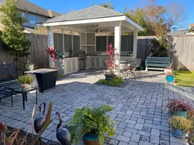 Courtyards — Landscape Design project by Exterior Designs, Inc. By Beverly Katz in New Orleans