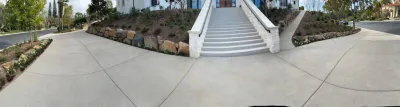 Porcelain Staircase @ Rancho Santa Fe, Ca — Landscape Design project by Exterior Designs Landscape