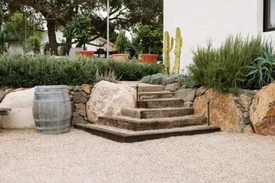 Falling Waters Landscape - Outdoor Lighting Installation in Solana Beach, CA
