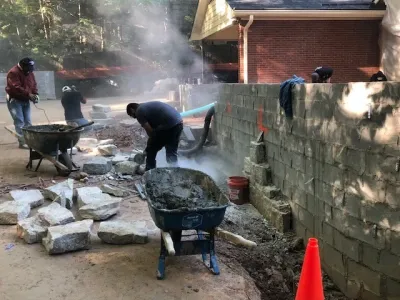 Sheenan — Landscape Design project by Vision Hardscapes Of Atlanta in Atlanta