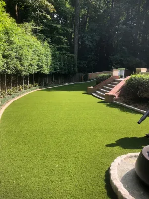 Artificial turf — Landscape Design project by Vision Hardscapes Of Atlanta