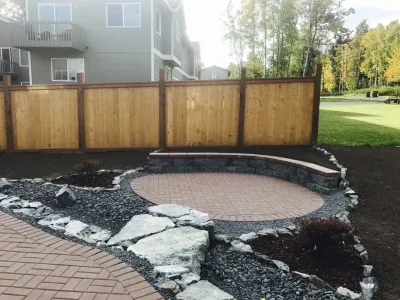 Paver Patios — Landscape Construction project by A & A Landscaping in Anchorage