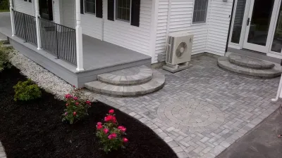 Sanbornton Walkway & steps — Landscape Construction project by A Cut Above Landscaping Inc.