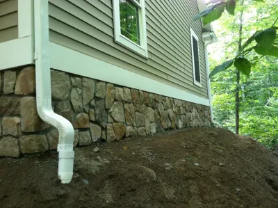 Veneer — Landscape Construction project by A Cut Above Landscaping Inc.