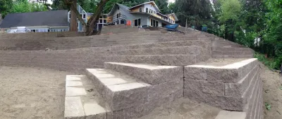 Recent Projects - Hardscapes, Retaining Wall, Sod by Folia Horticultural + Design