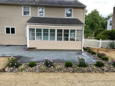 Delview Drive Outdoor Living — Landscape Construction project by Arborvine Landscaping, LLC in Wilmington