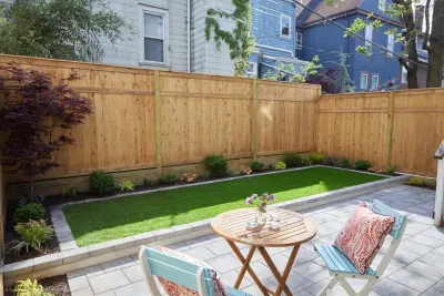 A Small Green Space - Landscape Construction in Jersey City, NJ