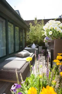 A Small Green Space - Landscape Construction in Jersey City, NJ