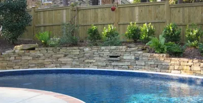 Retaining Walls, Stairs, and Patios — Landscape Construction project by Blackjack Horticulture