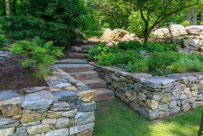 Fencing & Stone Walls — Landscape Design project by Foster's Inc. Landscape Design & Installation