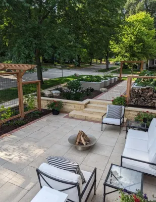 Welcoming Workspace — Landscape Design project by Four Of Six Landscape
