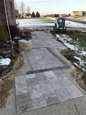 Balanced Brickwork — Landscape Design project by Four Of Six Landscape in Sun Prairie