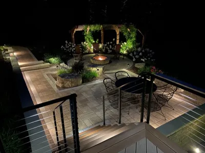 Four of Six Landscape - Outdoor Lighting Installation in Sun Prairie, WI