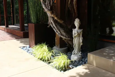 Mountain Retreat — Landscape Design project by Wildflower Landscape Design At K&D Landscaping in Santa Cruz
