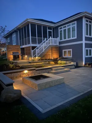 Four of Six Landscape - Outdoor Lighting Installation in Sun Prairie, WI