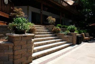 Retaining Walls — Landscape Construction project by Calvin Landscape LLC