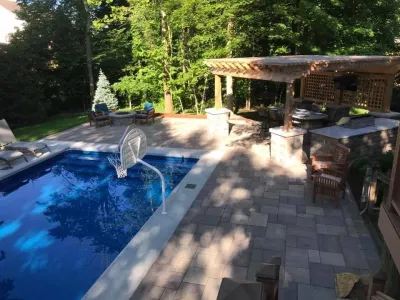 Water Oasis — Landscape Construction project by Calvin Landscape LLC