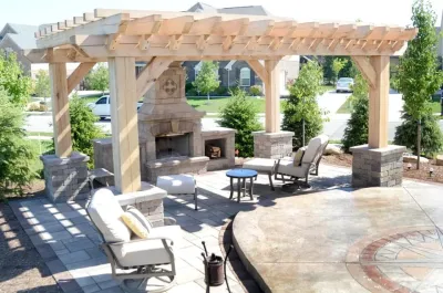 Pergolas — Landscape Construction project by Calvin Landscape LLC