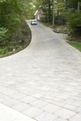 Driveway Near Eagle Creek — Landscape Construction project by Calvin Landscape LLC