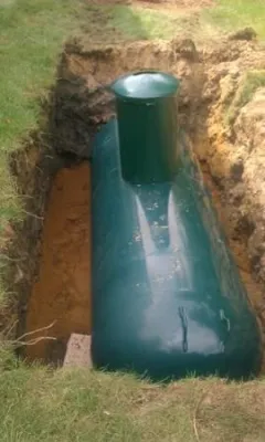 excavation for propane tank — Landscape Construction project by CES Property Service LLC