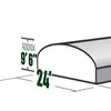 Quonset Structure 24’ Wide Post To Post