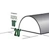 Quonset Structure 20’ Wide Ground To Ground