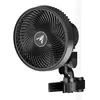 Cloudray S6, Gen 2 Grow Tent Clip Fan 6” With Long-Life Ec Motor - 10-Level Dynamic Wind Modes & Fan Speeds - 10-Level Auto Oscillation