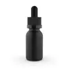 15ml Child Resistant Matte Black Tincture Bottles