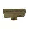 1-1/2" PVC Sand Schedule 40 For Micro Channel Drains PVC Schedule 40 Fittings Spigot Side Outlet | NDS8512
