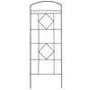 AGW 65"x25" Arch Trellis Black