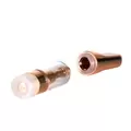 0.5mL 510 Screw Top Rose Gold Tip Vape Cartridge
