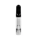 1mL 510 Screw Top Black Tip Vape Cartridge