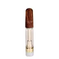 Empty 1mL 510 Wood Tip Gold Vape Cartridge