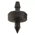 Netafim Self Piercing Pressure Compensating Emitters w/ Internal Check Valve 1.0 GPH Black