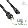 Cable Logic™ 120V AC Power 5-15P 10in/25cm
