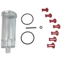 Parts Pak T2C-150 - 7 Red Tabs - 2 Bowl O-Rings - 1 Purge O-Ring - 1 Clear Bowl