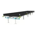 BOTANICARE SLIDE BENCH: 4FT WIDE x 57.5FT LONG x 12IN HIGH, TRILOCK